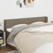 Tăblie de pat cu aripioare gri taupe 183x16x78/88 cm textil - WALTI WALTI