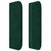 Tăblie pat cu aripioare verde închis 83x16x78/88 cm catifea - WALTI WALTI