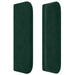 Tăblie pat cu aripioare verde închis 93x16x78/88 cm catifea - WALTI WALTI