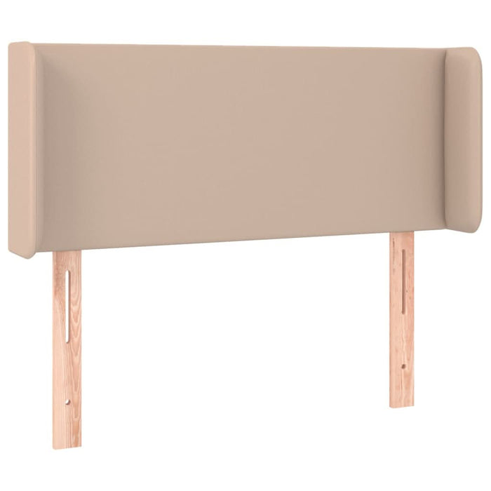 Tăblie pat cu aripioare cappuccino 83x16x78/88 cm piele eco - WALTI WALTI