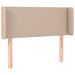 Tăblie pat cu aripioare cappuccino 83x16x78/88 cm piele eco - WALTI WALTI