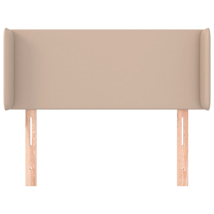 Tăblie pat cu aripioare cappuccino 83x16x78/88 cm piele eco - WALTI WALTI