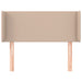 Tăblie pat cu aripioare cappuccino 83x16x78/88 cm piele eco - WALTI WALTI