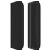Tăblie de pat cu aripioare negru 103x16x78/88cm piele ecologică - WALTI WALTI