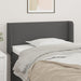 Tăblie de pat cu aripioare gri 103x16x78/88 cm piele ecologică - WALTI WALTI