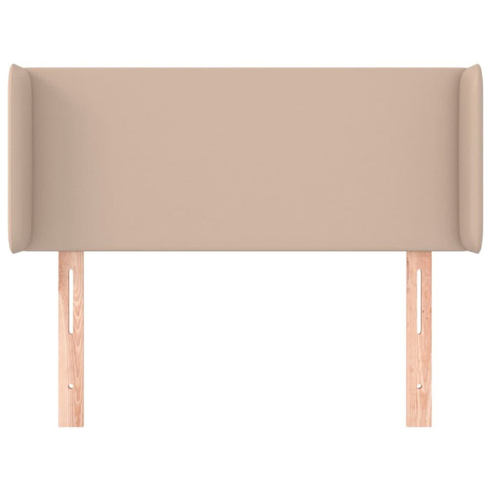 Tăblie pat cu aripioare cappuccino 103x16x78/88cm piele eco - WALTI WALTI