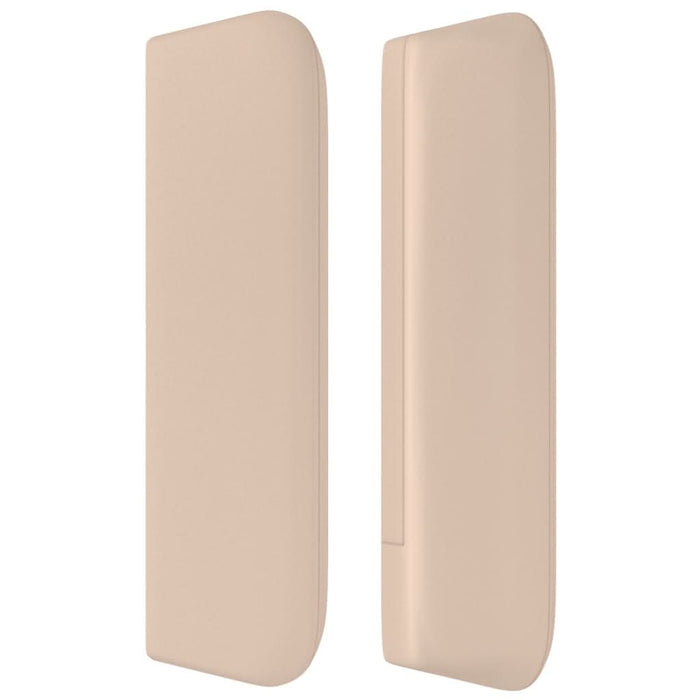 Tăblie pat cu aripioare cappuccino 103x16x78/88cm piele eco - WALTI WALTI