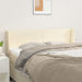 Tăblie de pat cu aripioare crem 147x16x78/88 cm piele ecologică - WALTI WALTI