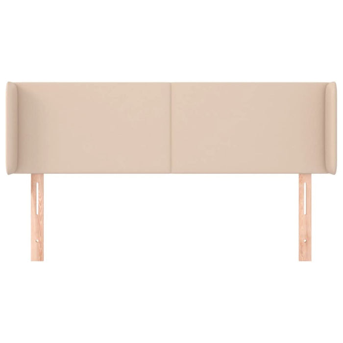 Tăblie pat cu aripioare cappuccino 147x16x78/88cm piele eco - WALTI WALTI