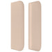 Tăblie pat cu aripioare cappuccino 147x16x78/88cm piele eco - WALTI WALTI