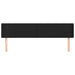 Tăblie de pat cu aripioare negru 163x16x78/88cm piele ecologică - WALTI WALTI