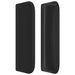 Tăblie de pat cu aripioare negru 163x16x78/88cm piele ecologică - WALTI WALTI