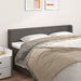 Tăblie de pat cu aripioare gri 163x16x78/88 cm piele ecologică - WALTI WALTI