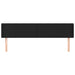 Tăblie de pat cu aripioare negru 183x16x78/88cm piele ecologică - WALTI WALTI