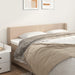 Tăblie pat cu aripioare cappuccino 203x16x78/88 cm piele eco - WALTI WALTI