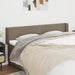 Tăblie de pat cu aripioare gri taupe 203x16x78/88 cm textil - WALTI WALTI