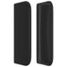 Tăblie de pat cu aripioare negru 83x16x78/88 cm piele ecologică - WALTI WALTI