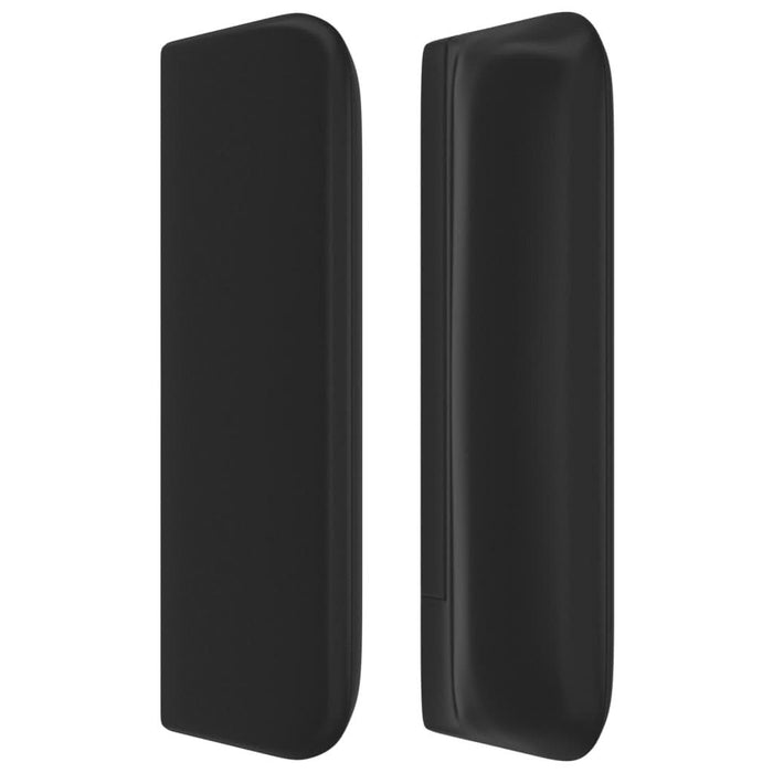 Tăblie de pat cu aripioare negru 93x16x78/88 cm piele ecologică - WALTI WALTI