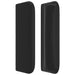 Tăblie de pat cu aripioare negru 103x16x78/88cm piele ecologică - WALTI WALTI