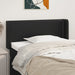 Tăblie de pat cu aripioare negru 103x16x78/88cm piele ecologică - WALTI WALTI