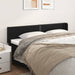 Tăblie de pat cu aripioare negru 183x16x78/88cm piele ecologică - WALTI WALTI