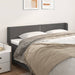 Tăblie de pat cu aripioare gri 203x16x78/88 cm piele ecologică - WALTI WALTI