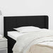 Tăblie de pat cu aripioare negru 83x16x78/88 cm textil - WALTI WALTI