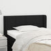 Tăblie de pat cu aripioare negru 103x16x78/88 cm textil - WALTI WALTI