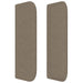 Tăblie de pat cu aripioare gri taupe 163x16x78/88 cm textil - WALTI WALTI