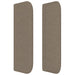 Tăblie de pat cu aripioare gri taupe 183x16x78/88 cm textil - WALTI WALTI