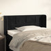 Tăblie de pat cu aripioare negru 103x16x78/88 cm catifea - WALTI WALTI