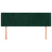 Tăblie de pat cu aripioare verde închis 147x16x78/88 cm catifea - WALTI WALTI