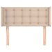 Tăblie pat cu aripioare cappuccino 83x16x78/88 cm piele eco - WALTI WALTI