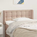 Tăblie pat cu aripioare cappuccino 83x16x78/88 cm piele eco - WALTI WALTI