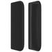 Tăblie de pat cu aripioare negru 147x16x78/88cm piele ecologică - WALTI WALTI