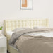 Tăblie de pat cu aripioare crem 147x16x78/88 cm piele ecologică - WALTI WALTI