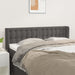 Tăblie de pat cu aripioare gri 147x16x78/88 cm piele ecologică - WALTI WALTI