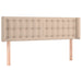 Tăblie pat cu aripioare cappuccino 147x16x78/88cm piele eco - WALTI WALTI
