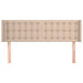 Tăblie pat cu aripioare cappuccino 147x16x78/88cm piele eco - WALTI WALTI