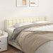 Tăblie de pat cu aripioare crem 163x16x78/88 cm piele ecologică - WALTI WALTI
