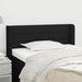 Tăblie de pat cu aripioare negru 93x16x78/88 cm textil - WALTI WALTI