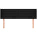 Tăblie de pat cu aripioare negru 147x16x78/88 cm textil - WALTI WALTI