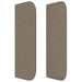 Tăblie de pat cu aripioare gri taupe 147x16x78/88 cm textil - WALTI WALTI