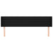 Tăblie de pat cu aripioare negru 203x16x78/88 cm textil - WALTI WALTI
