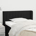 Tăblie de pat cu aripioare negru 83x16x78/88 cm textil - WALTI WALTI