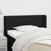 Tăblie de pat cu aripioare negru 93x16x78/88 cm textil - WALTI WALTI