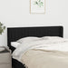 Tăblie de pat cu aripioare negru 147x16x78/88 cm textil - WALTI WALTI