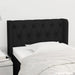Tăblie de pat cu aripioare negru 83x16x78/88 cm textil - WALTI WALTI