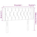 Tăblie de pat cu aripioare gri deschis 93x16x78/88 cm textil - WALTI WALTI