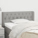 Tăblie de pat cu aripioare gri deschis 93x16x78/88 cm textil - WALTI WALTI